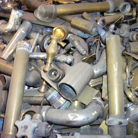 Brass recyclable metal